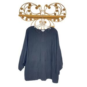 NEW J. Jill PureJill Black Kimono top L